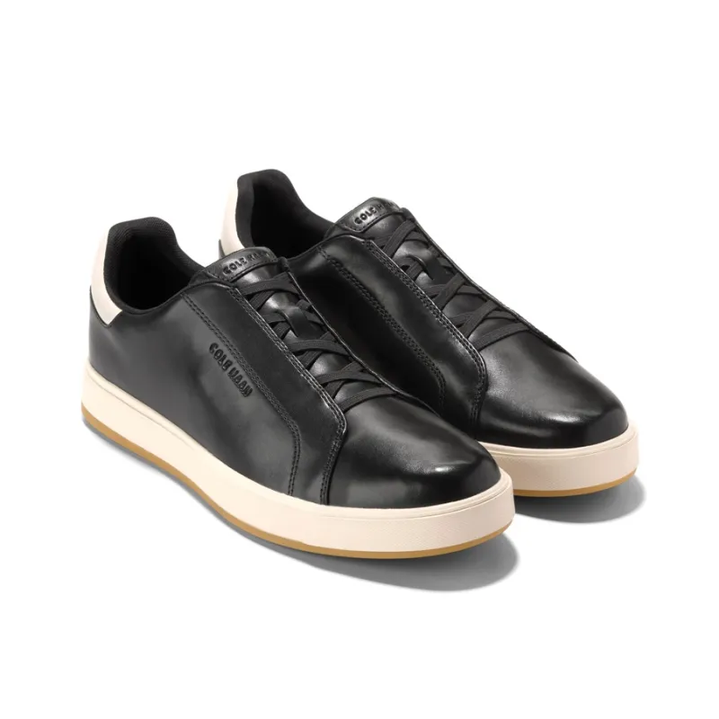 COLE HAAN Anti-Slip Wear-Resistant Low-Top Skateboard Shoes Men's Black-1