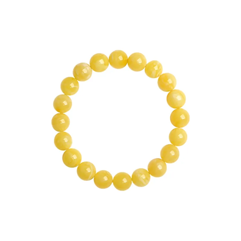 With The Heart Of The Jade Amber Bracelets Unisex-0