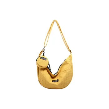 BUBM Composite Cloth Dumpling Bag Shoulder Bag Unisex Multicolor