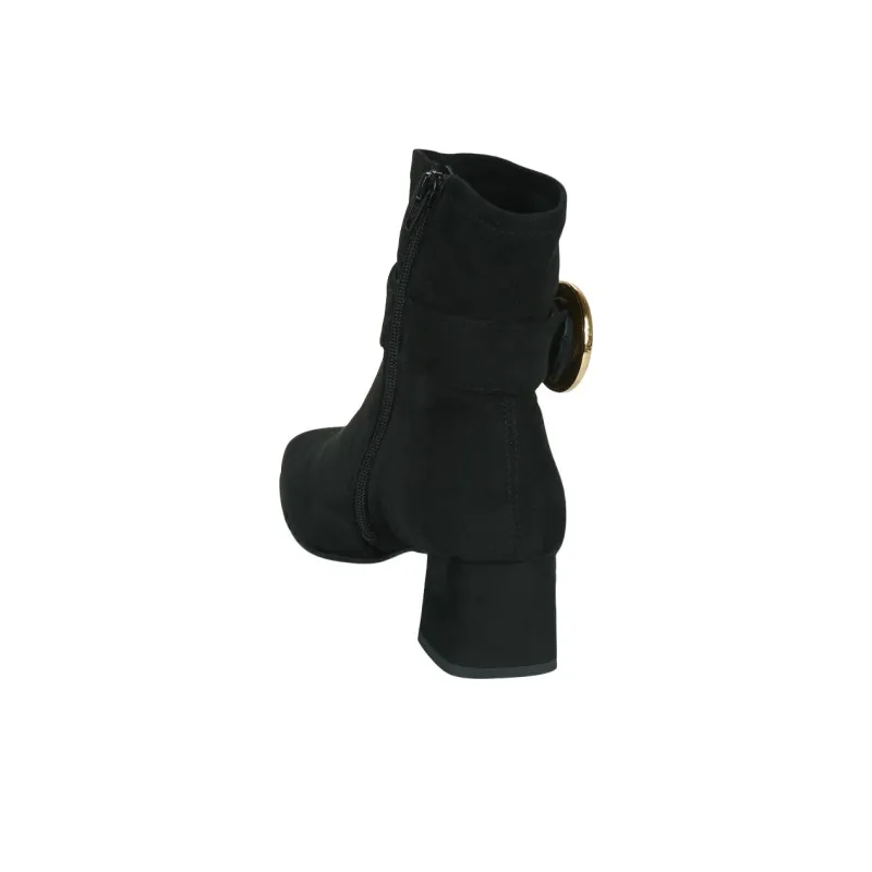 JB MARTIN Adorable Ankle Boots 5cm Women's Black-4