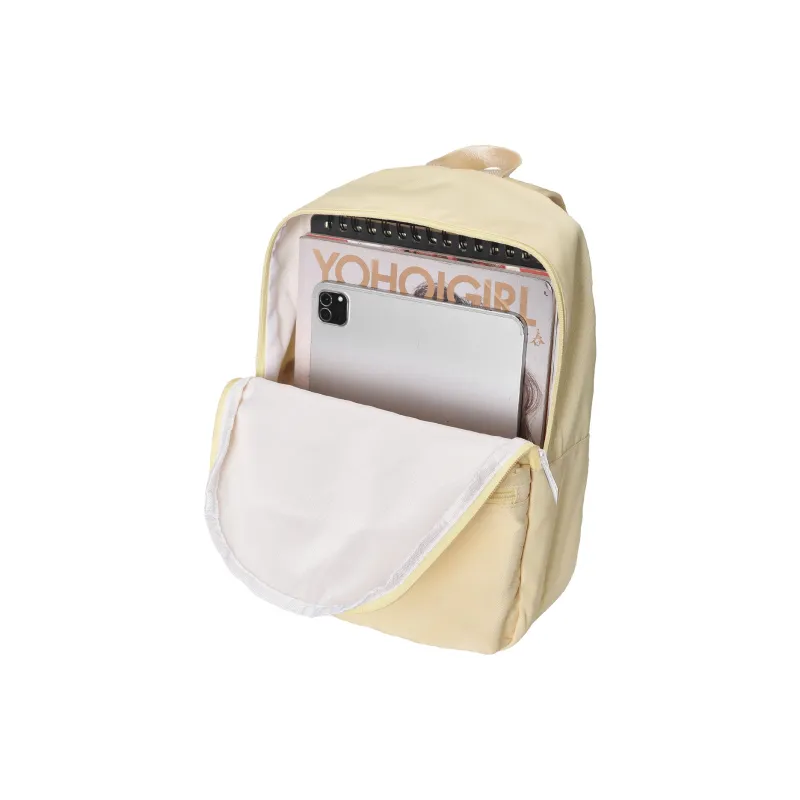 TURN UP Polyester Backpack Regular Unisex Apricot-3