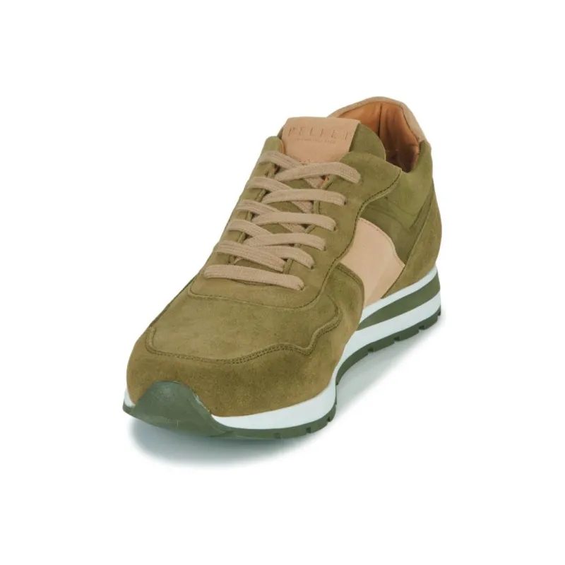 PELLET Wear-resistant And Lightweight Low-Top Casual Shoes Men's Khaki Green-3
