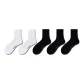 2 White Medium+3 Black Medium[5 Pack]All-Season Thin