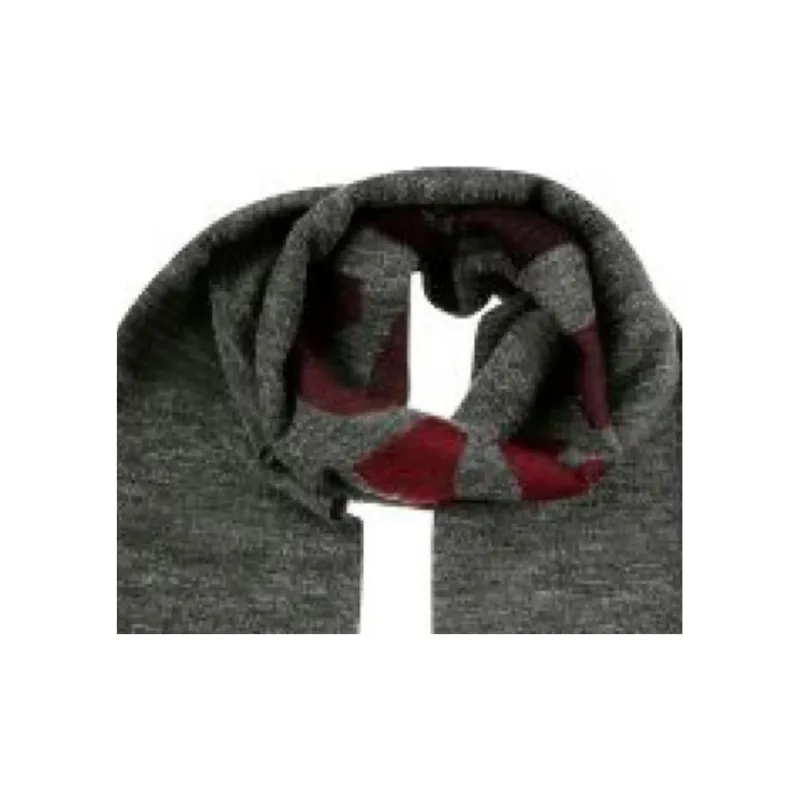 MISSONI Wool Knit Scarves Men's Gray-2
