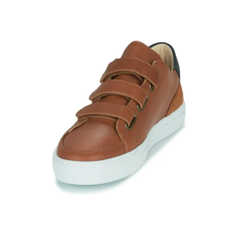 PELLET SID Low-Top Skateboard Shoes Men's Brown-3