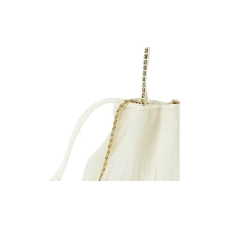 Loeffler Randall Polyester Shoulder Bag Crossbody Bag Handbag Medium Size Women's White-3