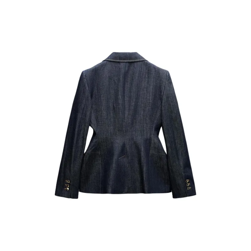 ZARA ZW Series Business Suit Women's Dark Blue-1