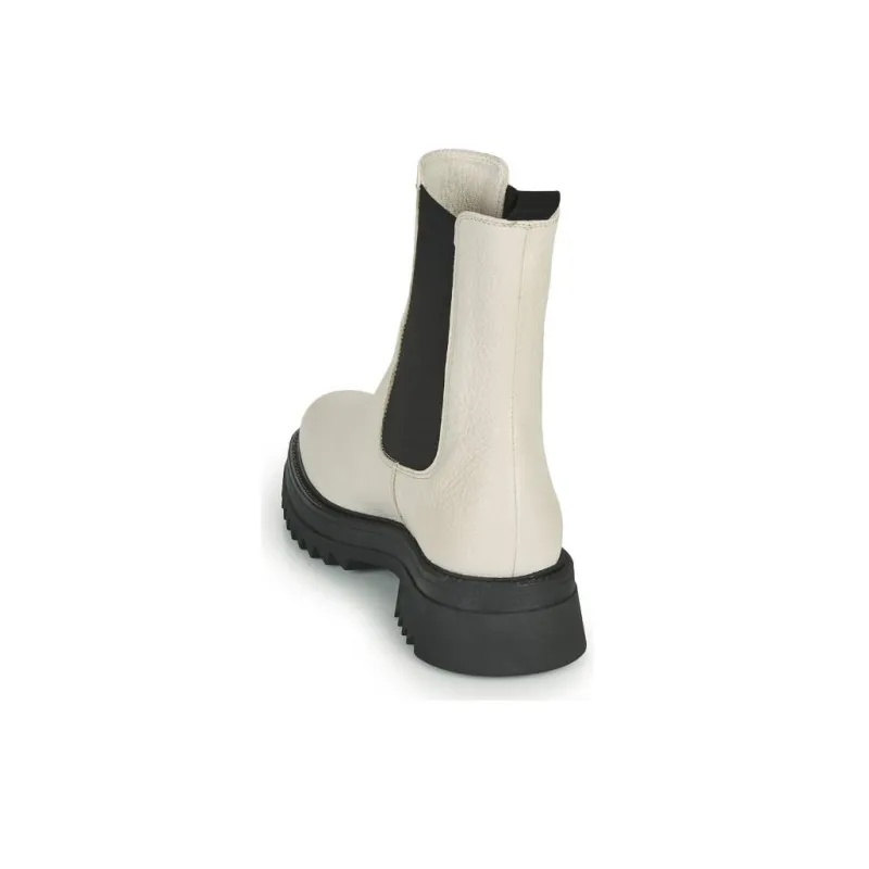 JB MARTIN Lagos Short Chelsea Boots Women's White-4