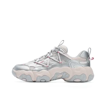 FILA FLUID 6 Casual Shoes Women's Low Top Space Silver/Griffin Pink
