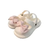Milk White+Pink Bowknot