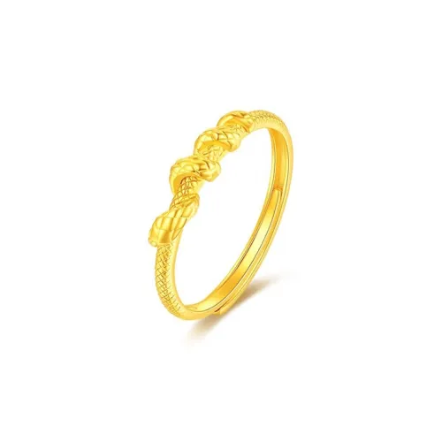 JOLLY NOTE Zodiac Year Chinese Zodiac Snake Wrapped Wealth And Fortune Everyday Versatile Finger Ring Rings Women's