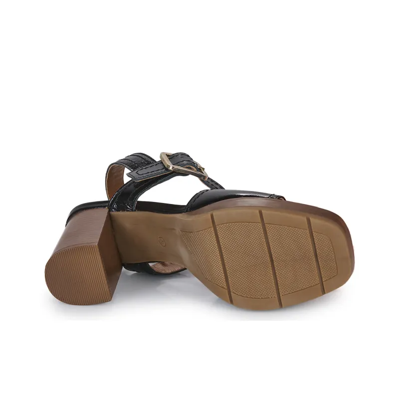 JB MARTIN DYNAS Strap Sandals 9cm Women's Black-6