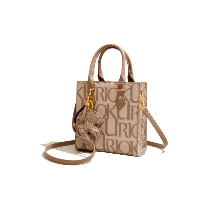 Yalu Polyester With PU Shoulder Bag, Crossbody Bag, Handbag Regular Women's Khaki-4