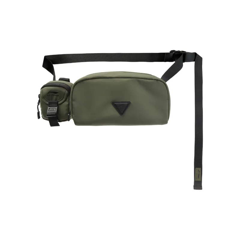 LiNing Sports Life Collection Polyamide Crossbody Fanny Pack Unisex Tea Green-1