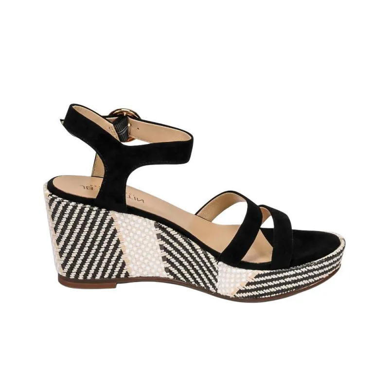 JB MARTIN Crna Strap Sandals Women's Black-1
