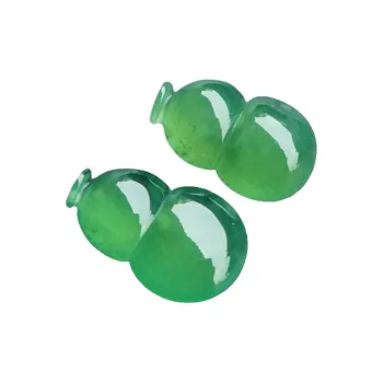 Jade Blossom Glutinous Jade Jadeite Ring Face Unisex
