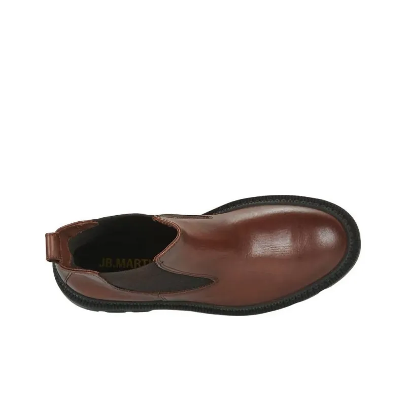JB MARTIN OCEANA Short Chelsea Boots 5cm Women's Red Brown-4