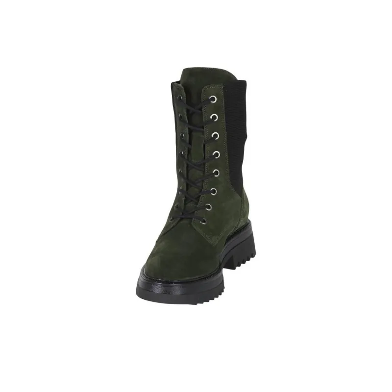 JB MARTIN Ophelie Short Chelsea Boots Women's Green-3