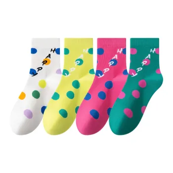Caramella Mid Calf Socks Women's 4 Pack