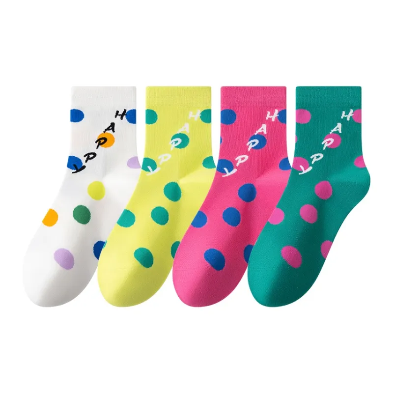 Caramella Mid-Calf Socks Women's 4 Pack-0