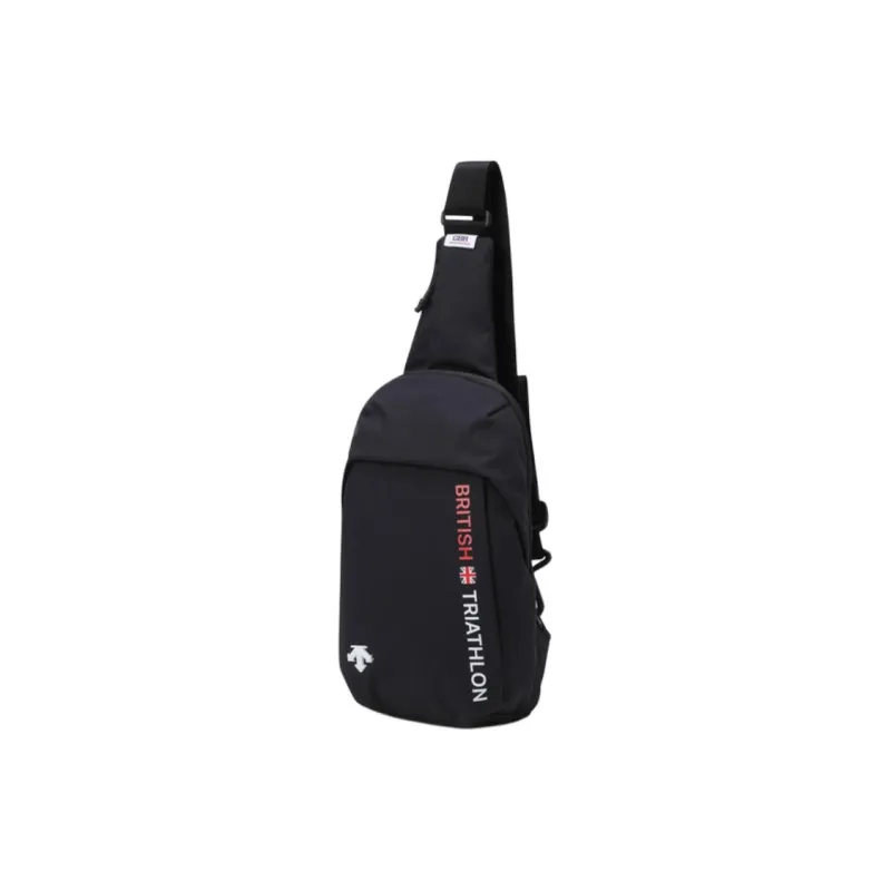 DESCENTE Nylon Sling Bag Men's Black-1