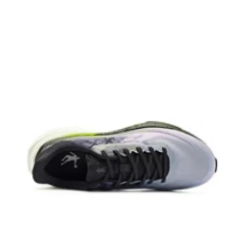 QIAODAN Boundaryless 7.0 Cushioned Slip Resistant Rebound Low Top Casual Sprint Running Shoes Men's Gray Black-3