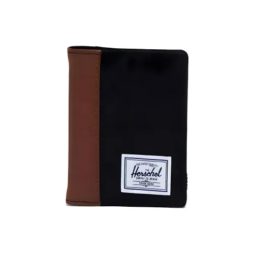 Herschel EcoSystem™ Recycled Fabric Wallet Unisex Black & Tan