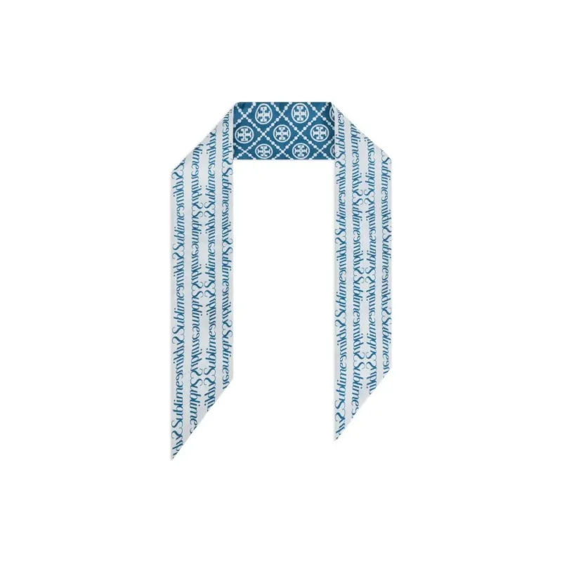 TORY BURCH Monogram print Scarf-0