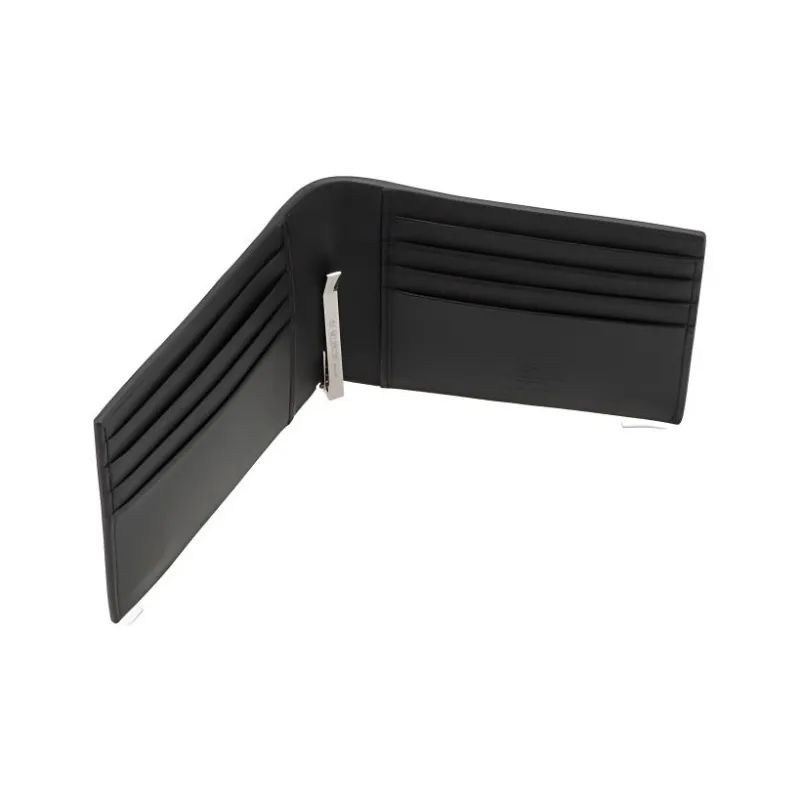 Valentino GARAVANI Leather Wallet Men's Black-4