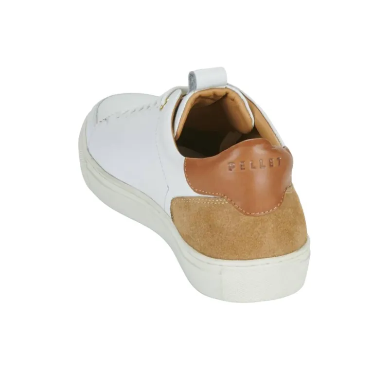 PELLET Simon Low-Top Skateboard Shoes Men's White-4