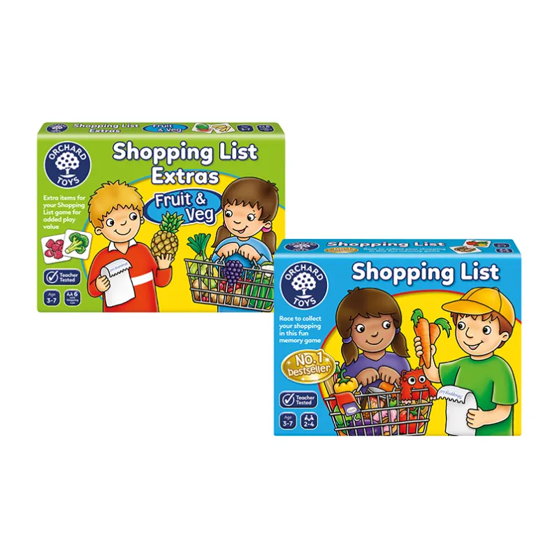 KUAIMANHU Shopping List OrchardToys Mind Training Educational Toy Board Games-4