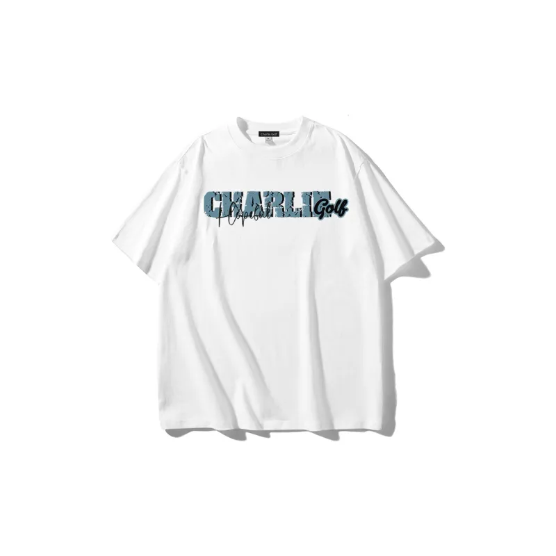 CHARLIE GOLF T-Shirt Unisex Navy Blue-5