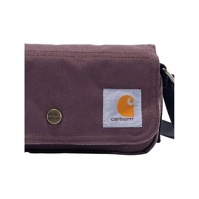 Carhartt Polyester Shoulder Bag, Crossbody Bag Unisex Burgundy-4
