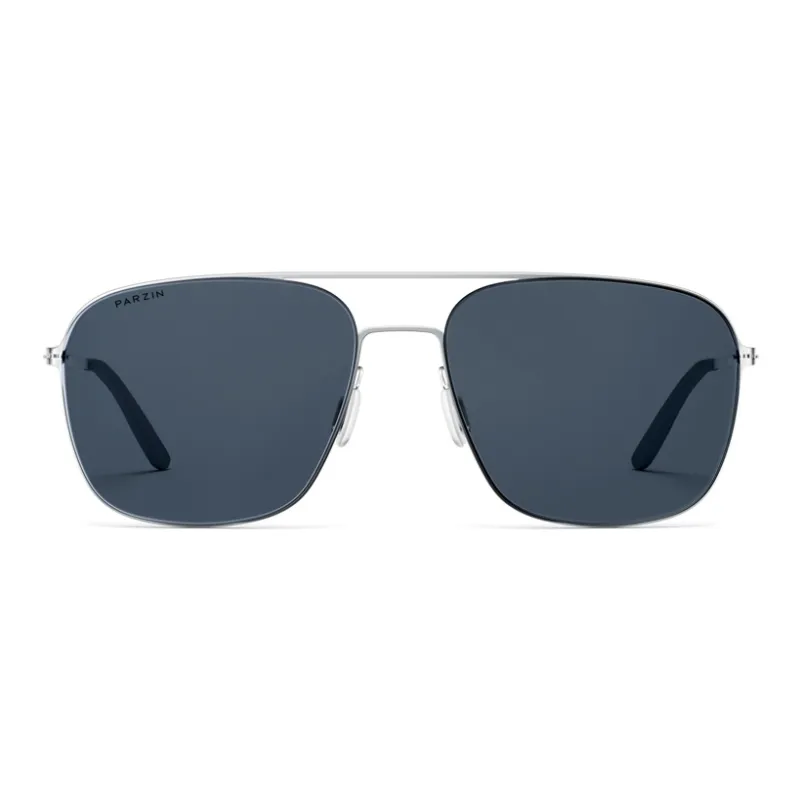 PARZIN Alloy Rubber Aviator Sunglasses Men's-8