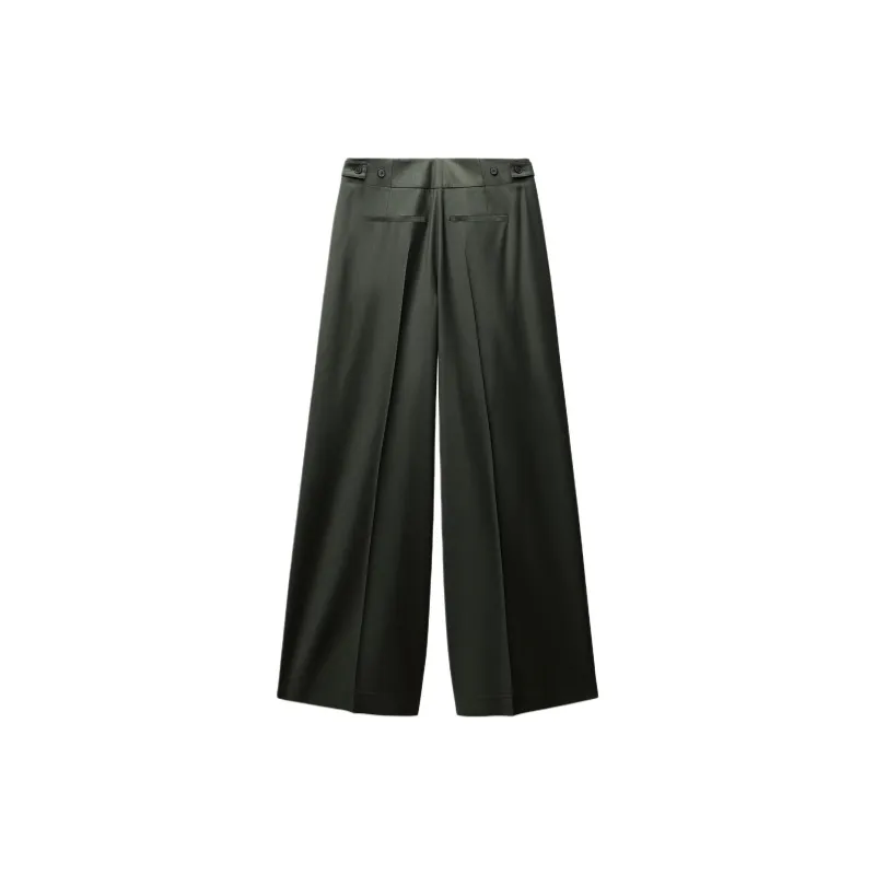 ZARA ZW Series Casual Pants Women's Army Green-1
