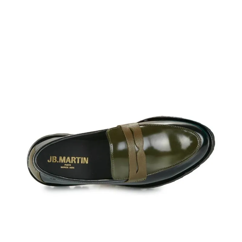 JB MARTIN Loafers Women's Green-4