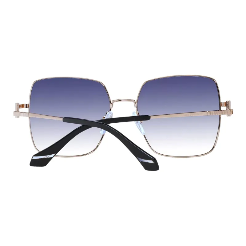 Ana Hickmann Metal Square Sunglasses Women's Gold-2