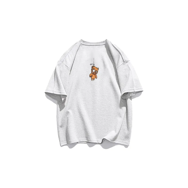 Cotton Shopping Drop Shoulder Sleeve T Shirt Women's-6