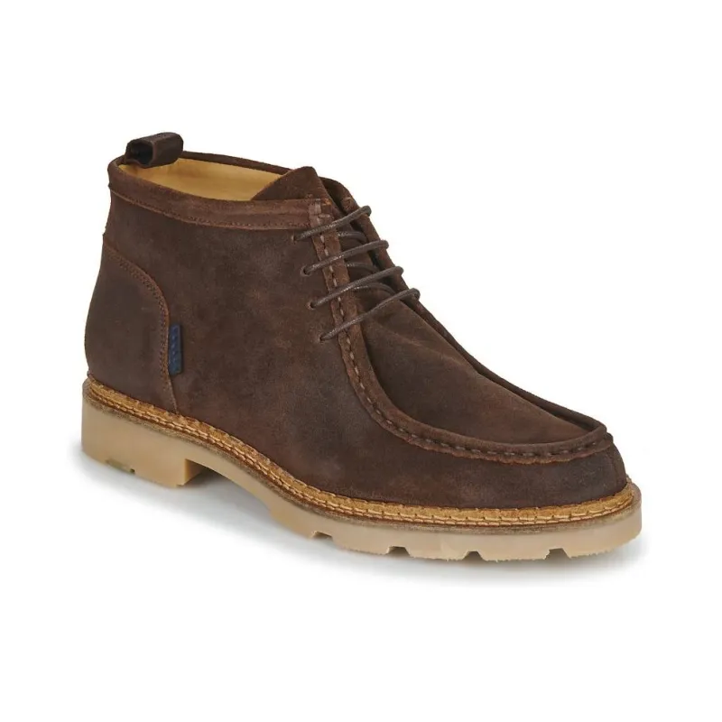 PELLET MARIO Ankle Boots 3cm Men's Dark Brown-2