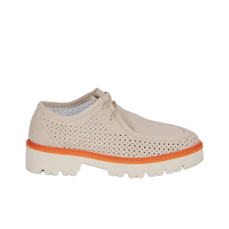 JB MARTIN Fougue Casual Single Shoes 4cm Women's Beige-1