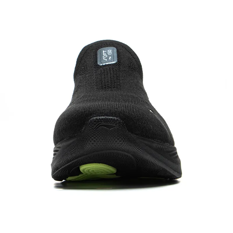 LiNing SOFT GO 2 KNIT Cushioning Wear-Resistant Low-Top Casual Shoes Men's Black-3