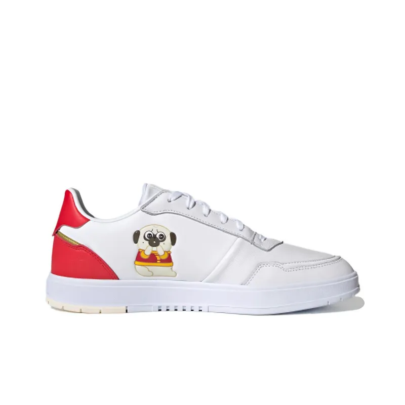 Adidas Neo Courtmaster White/Red-1
