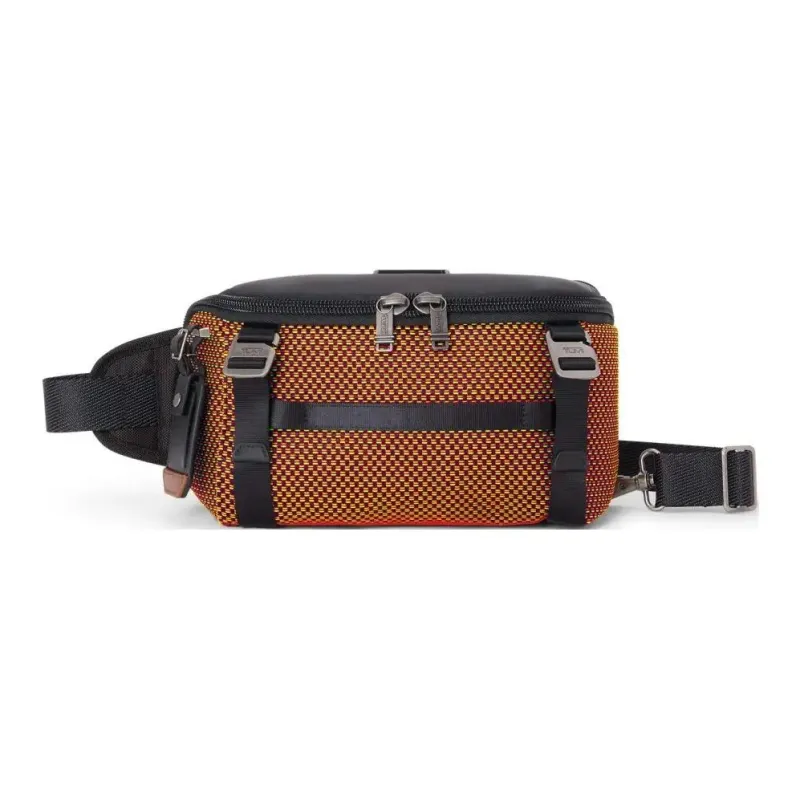 TUMI Nylon Sling Bag Men's Red Green Gradient-0