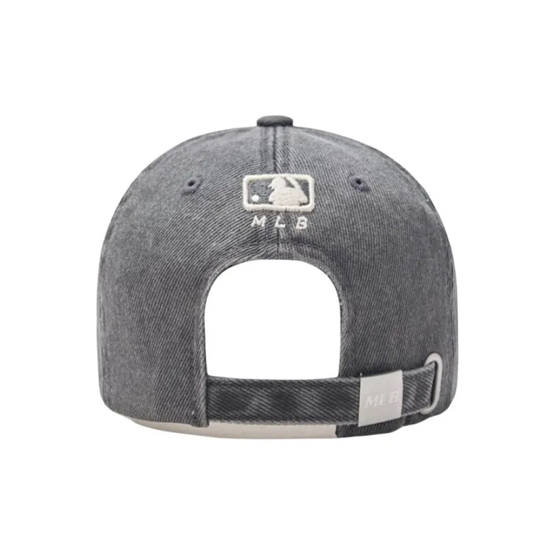 MLB 100% Cotton Baseball Caps Unisex Dark Gray-3