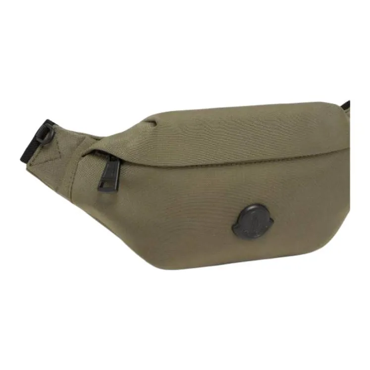 Moncler Durance Nylon Sling Bag Fanny Pack Small Size Men's Olive Green-4
