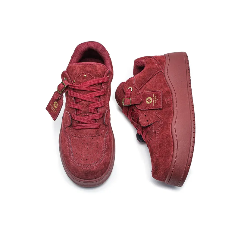 H2 Anti Slip And Wear Resistant Height Increasing Low Top Skateboard Shoes Unisex-9