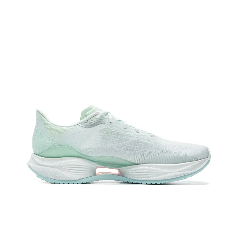 LiNing Super-Light 22 Cushioning Wear-Resistant Low-Top Sprint Running Shoes Women's White-1