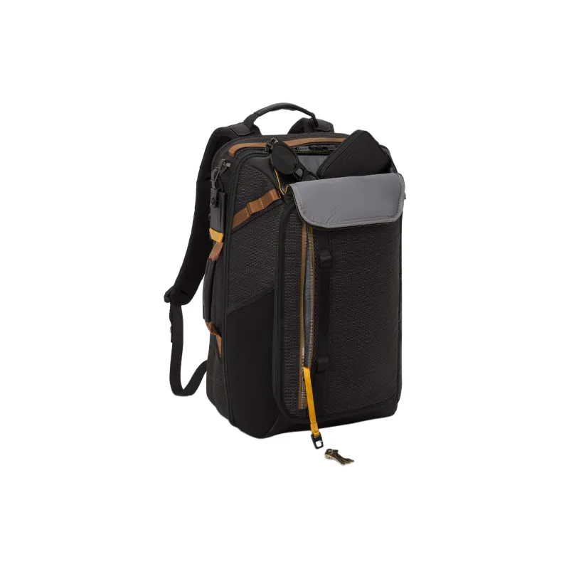 TUMI Alpha Bravo Fabric Backpack Men's Black Agate-3