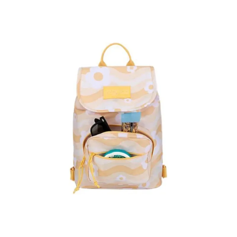 JanSport Recycled Polyester Backpack Mini Unisex Dynamic Yellow-3