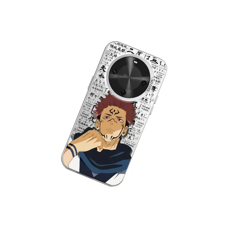 MANQIN Trendy Creative Sukuna Phone Case Impact Resistant Protective Case Compatible With Macadamia 30 Cartoon Trend-16